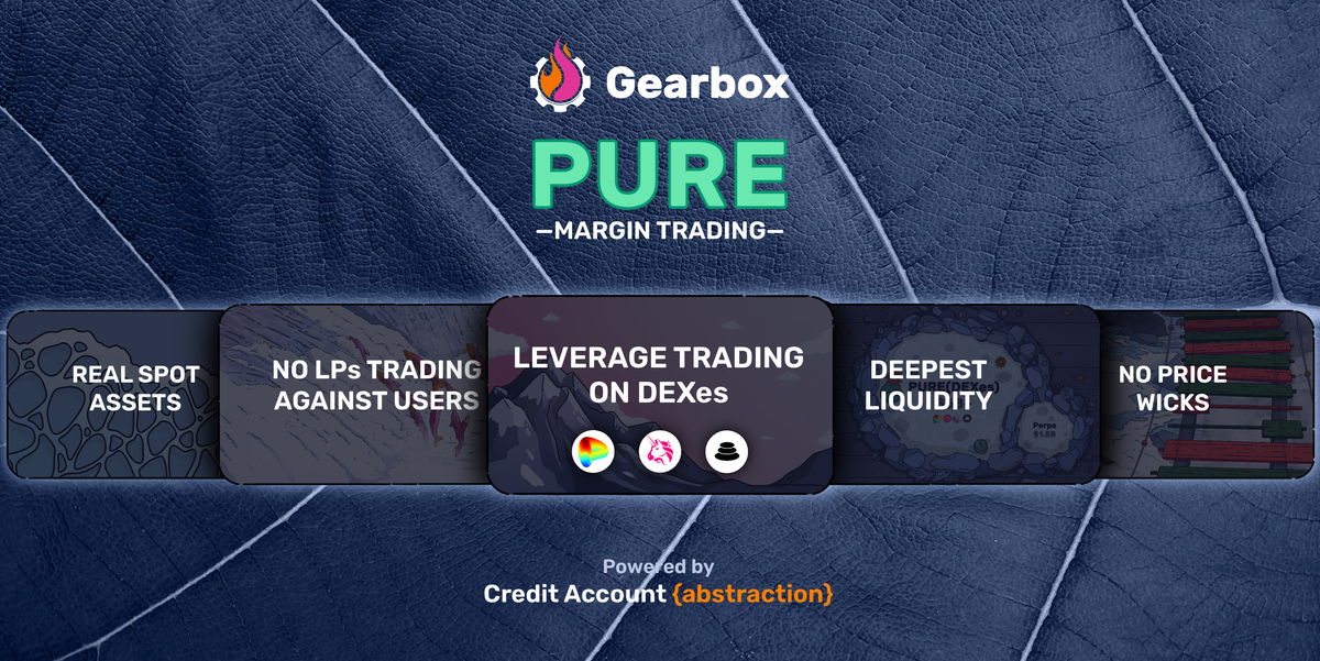 Gearbox PURE: Margin Trade with DEXes' Deep Liquidity