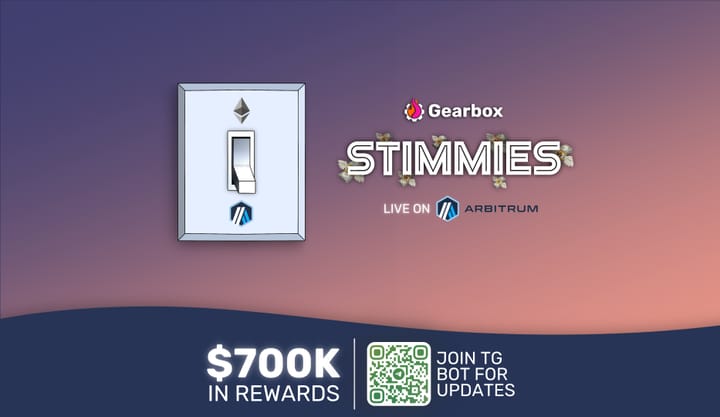 ARB and GEAR rewards: STIMMIES 💸